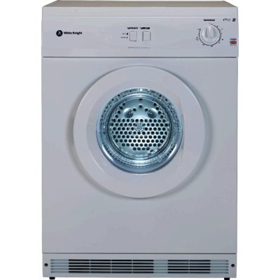 White Knight C44AW 6kg Vented Tumble Dryer in White